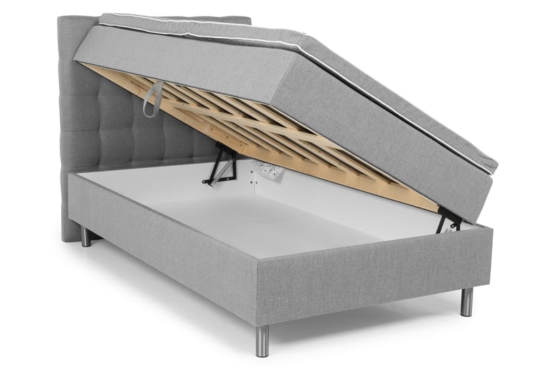 Box Bed Suset 120x200 - Ljusgrå - Möbler - Säng - Säng med förvaring
