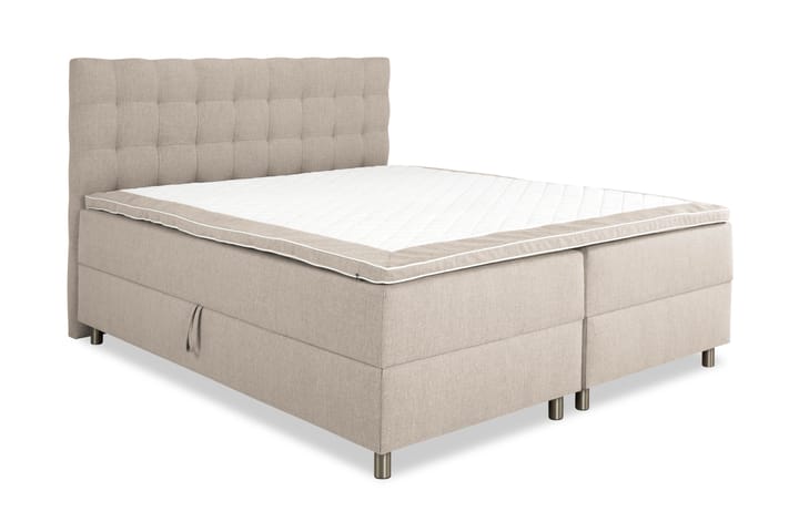 Box Bed Suset 180x200 - Beige - Möbler - Säng - Säng med förvaring