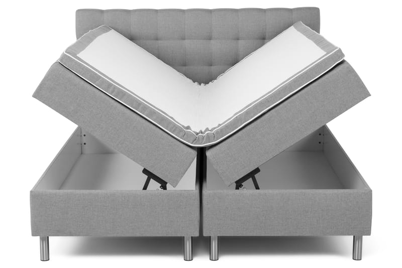 Box Bed Suset 180x200 - Ljusgrå - Möbler - Säng - Säng med förvaring