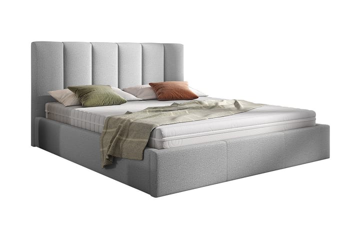 Förvaringssäng Ifone 160x200 cm - Grå - Möbler - Säng - Säng med förvaring