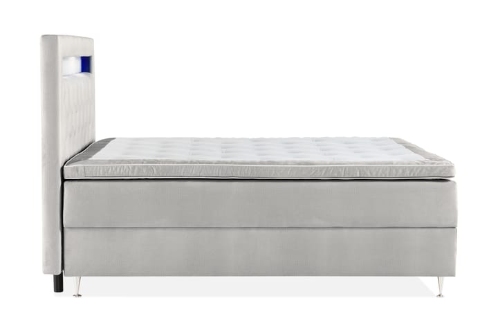 Förvaringssäng Monopoli 160x200 - Ljusgrå - Möbler - Säng - Säng med förvaring