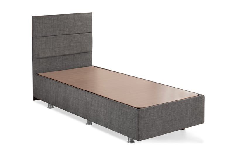 Förvaringssäng Saojao 90x200 cm - Grå - Möbler - Säng - Komplett sängpaket