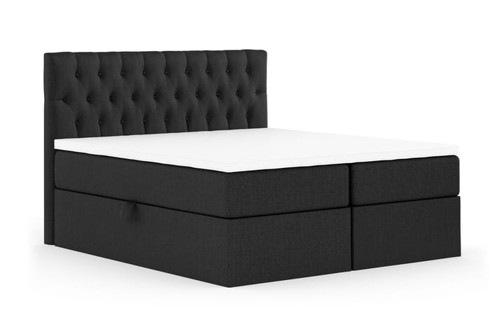 Komplett Sängpaket Boxy Svart/Grå - 180x200 cm - Möbler - Säng - Säng med förvaring