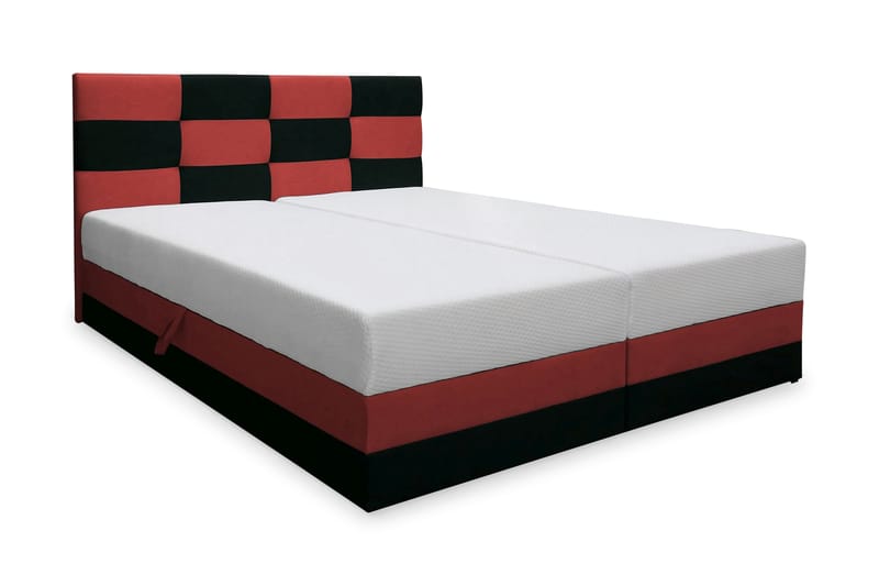 Komplett Sängpaket Mona 180x200 med Förvaring - Svartvit - Möbler - Säng - Säng med förvaring
