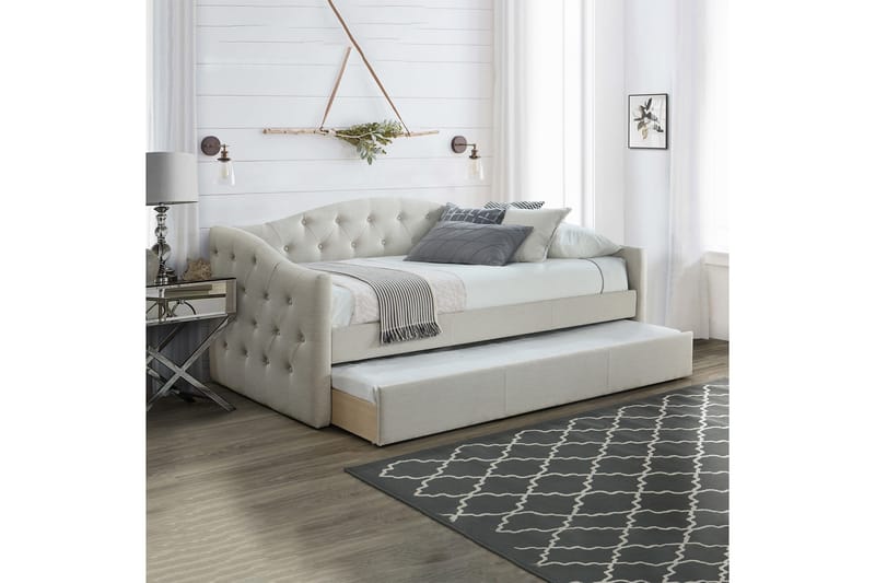 Säng Atlanta 90x200 cm - Grå - Möbler - Säng - Säng med förvaring