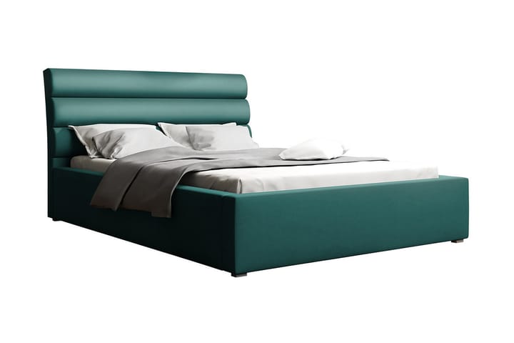 Säng Breyawna 200x200 cm - Beige - Möbler - Säng - Säng med förvaring - Dubbelsäng med förvaring