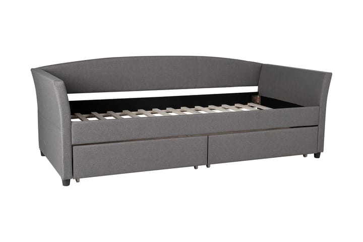 Säng Genesis 90x200 cm - Grå - Möbler - Säng - Säng med förvaring - Enkelsäng med förvaring