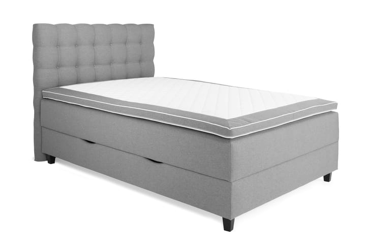 Säng med Förvaring Boxford 140x200 - Ljusgrå (+Fler val) - Möbler - Säng - Säng med förvaring
