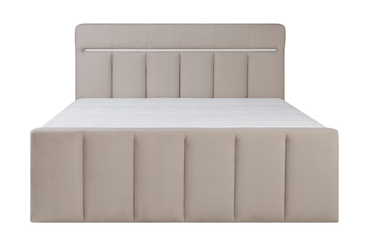 Sängpaket Gullmar Förvaringssäng 160x200 cm - Beige - Möbler - Säng - Kontinentalsäng