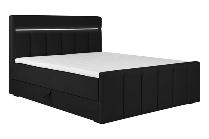 Sängpaket Gullmar Förvaringssäng 180x200 cm - Mörkgrå - Möbler - Sängar - Sängar med förvaring