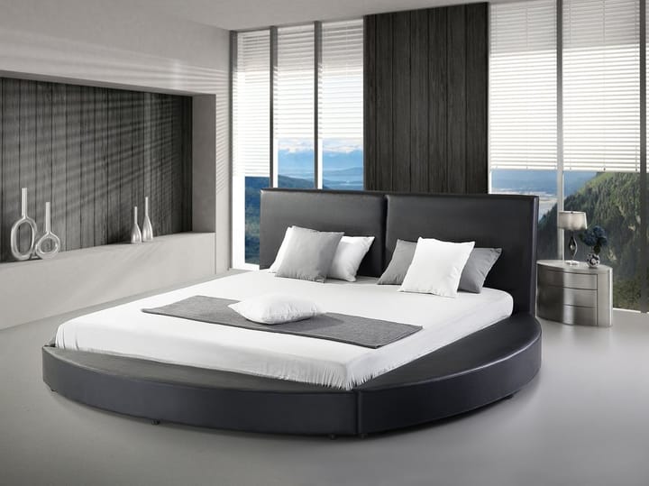 Dubbelsäng Laval 180|200 cm - Svart - Möbler - Säng - Säng med förvaring