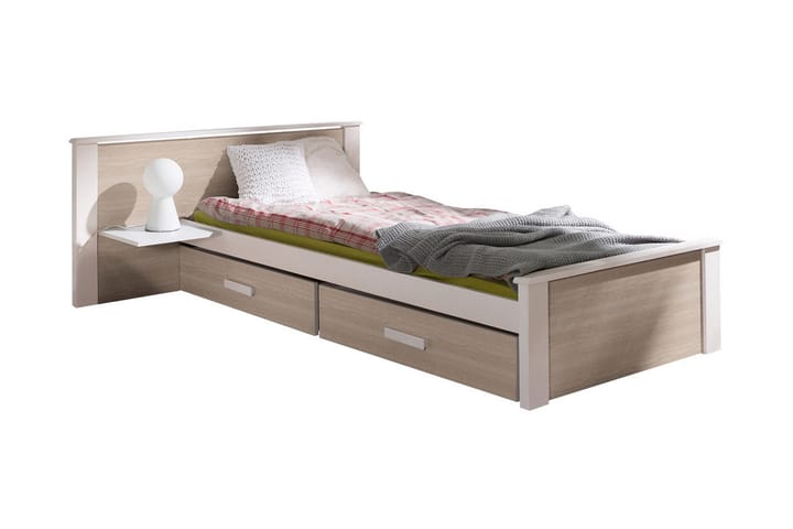 Enkelsäng Boadela 90x200 cm - Ek - Möbler - Säng - Sängram & sängstomme