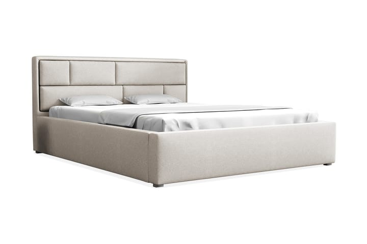 Säng Ramby 120x200 cm Metallram - Vit - Möbler - Säng - Kontinentalsäng