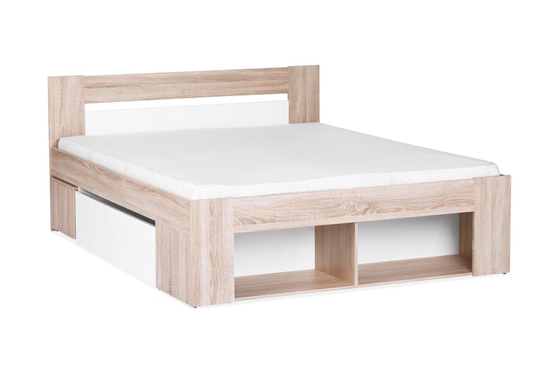 Sängram Cozzi med Förvaring 160x200 + Sängbord