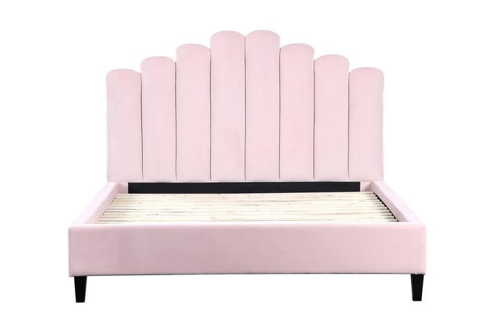 Sängram Curtice 160x200 cm - Rosa - Möbler - Fåtölj & stolar - Fåtölj - Liggfåtölj