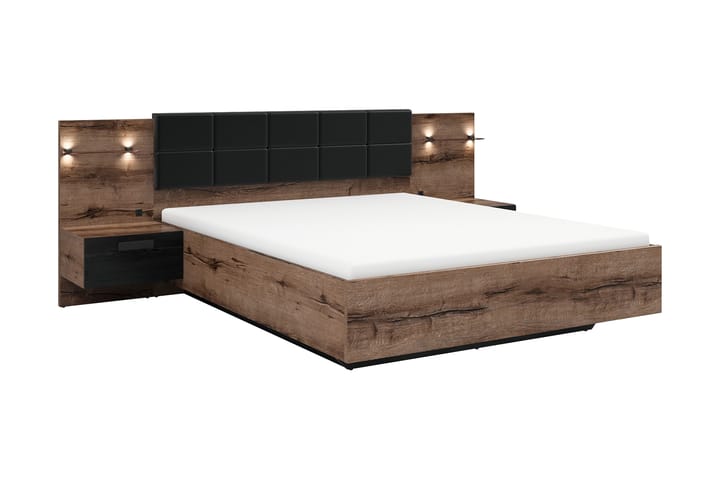 Sängram Hittarp 160 cm med Förvaring - Trä/Natur - Möbler - Säng - Sängram & sängstomme