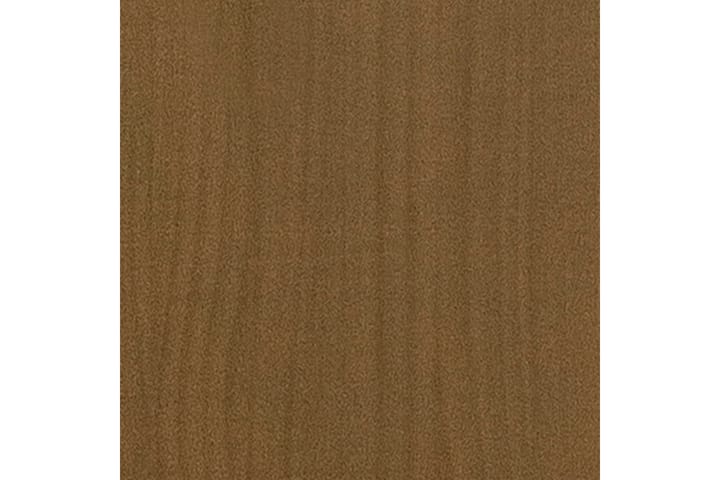 Sängram honungbrun massiv furu 75x190 cm - Brun - Möbler - Säng - Sängram & sängstomme
