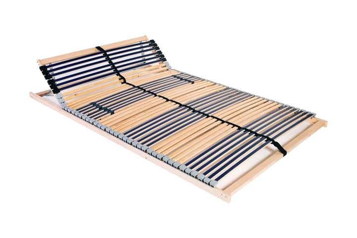 Ribbotten med 42 ribbor 7 zoner 100x200 cm - Blå - Möbler - Säng - Sängram & sängstomme