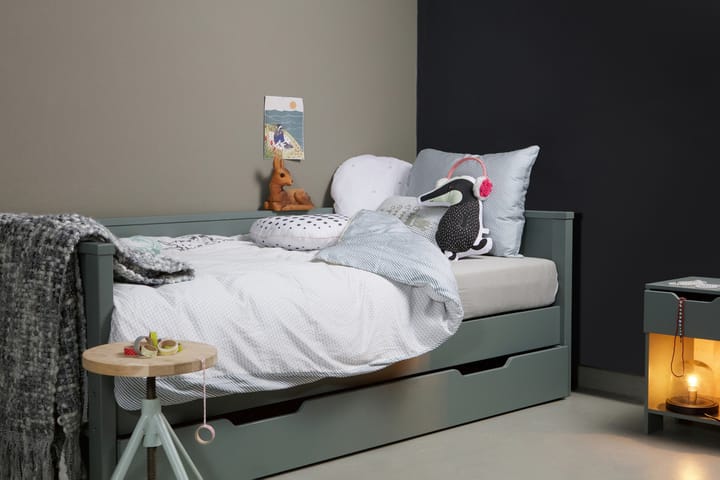 Sänglåda Sparrow  94x198 cm - Grön - Möbler - Säng - Sängtillbehör & sänggavel - Sängförvaring