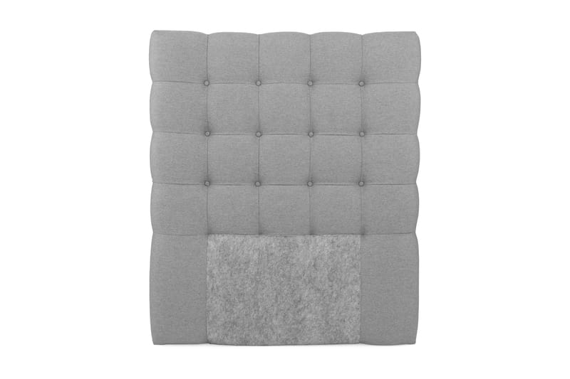 Sänggavel Boxford 105 cm Rutor - Ljusgrå - Möbler - Säng - Säng med förvaring