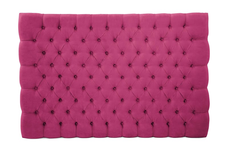 Sänggavel Estelle 180 cm Sammet - Rosa - Möbler - Fåtölj & stolar - Matstol & köksstol
