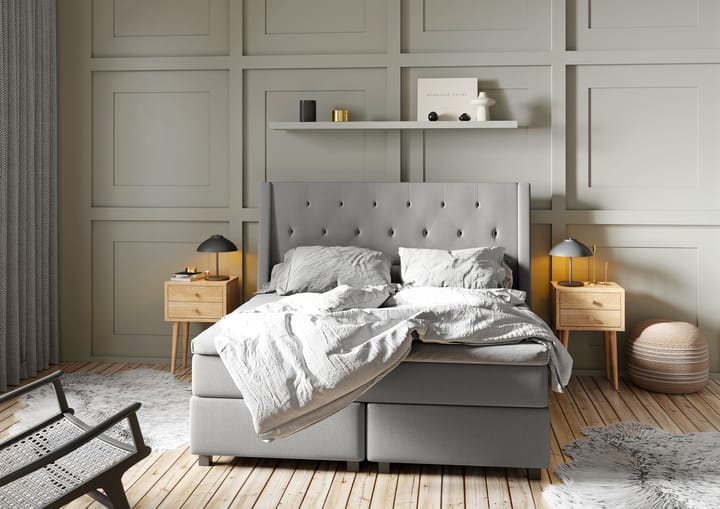Sänggavel Langham 210 cm - Ljusgrå - Möbler - Säng - Sängtillbehör & sänggavel - Sänggavel
