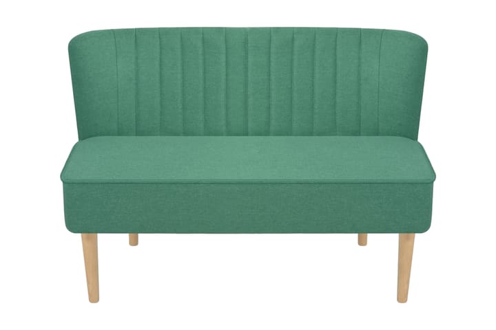 Soffa 117x55,5x77 cm tyg grön - Grön - Möbler - Soffor - 2-4-sits soffor