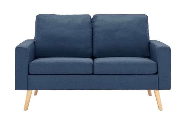 2-sitssoffa blå tyg - Blå - Möbler - Soffa - Skinnsoffa