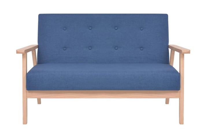 2-sitssoffa tyg blå - Blå - Möbler - Soffa - 2 sits soffa