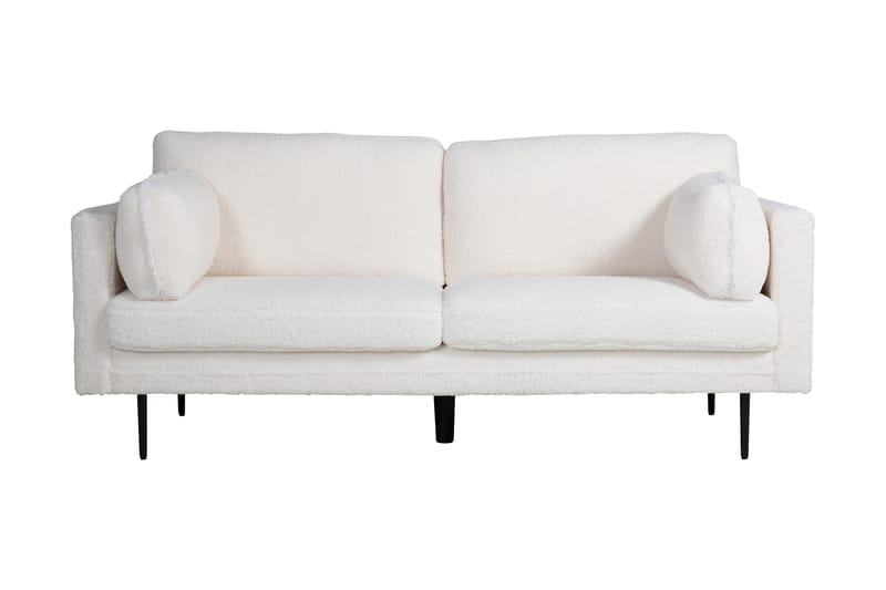 3-sits Arianos soffa, teddymaterial - Vit - Möbler - Soffa - 3 sits soffa