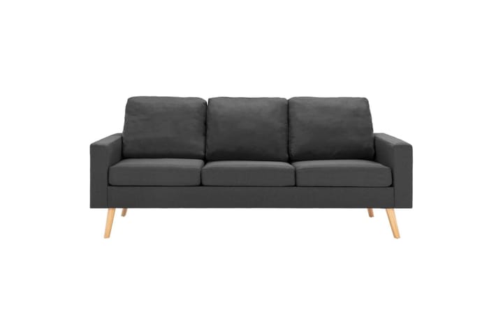 3-sitssoffa mörkgrå tyg - Grå - Möbler - Soffa - 3 sits soffa
