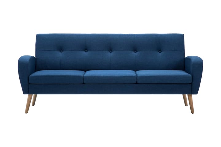 3-sitssoffa tyg blå - Blå - Inredning - Dekoration & inredningsdetaljer - Rumsavdelare