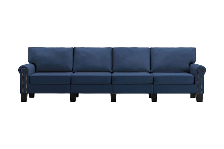 4-sitssoffa blå tyg - Blå - Möbler - Soffa - 4 sits soffa