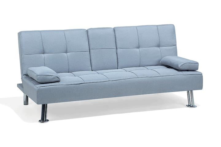 Bäddsoffa Roxen 168 cm - Blå - Möbler - Soffa - Bäddsoffa - Längsbäddad bäddsoffa