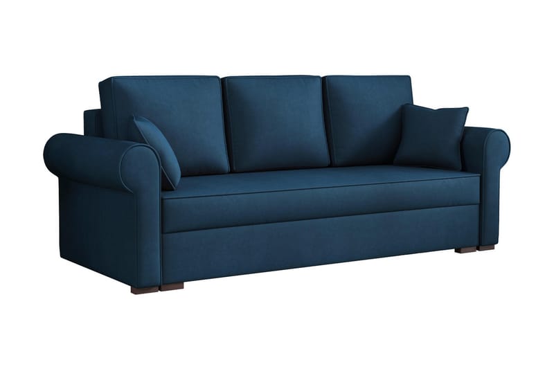 Olimpia soffa - Mörkblå - Möbler - Soffa - Bäddsoffa - 3 sits bäddsoffa