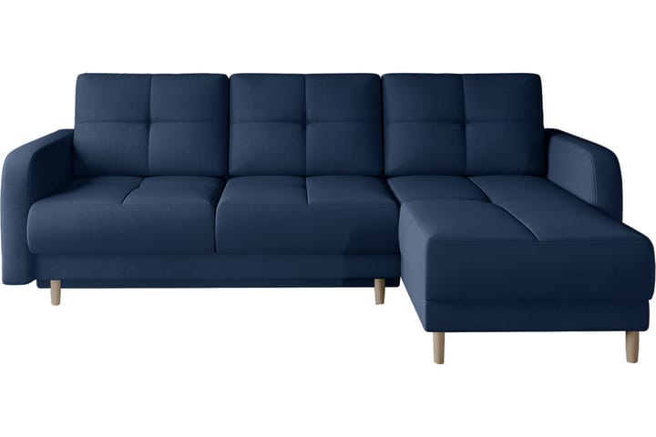 Bäddsoffa m. Divan Hatwall med Förvaring 3-sits - Mörkblå - Möbler - Soffa - Bäddsoffa - Bäddsoffa längsbäddad