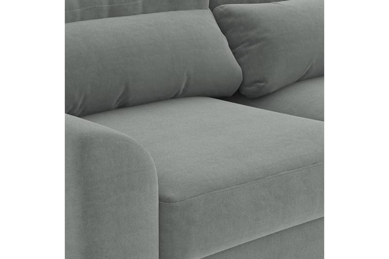 Hörnbäddsoffa Titto 235x54/100x96 cm Ljusgrå - Möbler - Soffa - Bäddsoffa - Bäddsoffa u soffa