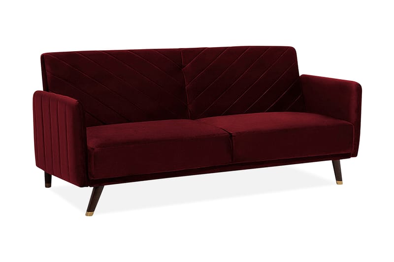 Bäddsoffa Senja 200 cm - Röd - Möbler - Soffa - 3 sits soffa