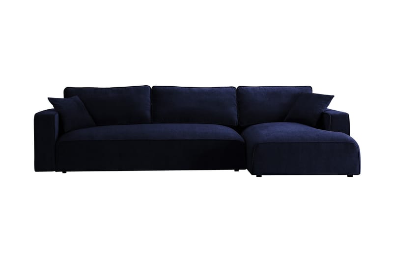 4-sits Divansoffa Hillarys - Blå - Möbler - Soffa - Divansoffa & schäslongsoffa - 4 sits soffa med divan