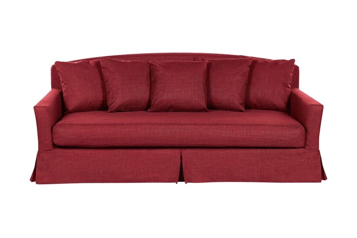 3-sits Sofföverdrag Undheim - Röd - Möbler - Soffa - Sofftillbehör - Rengöring soffa - Möbelvård till läder