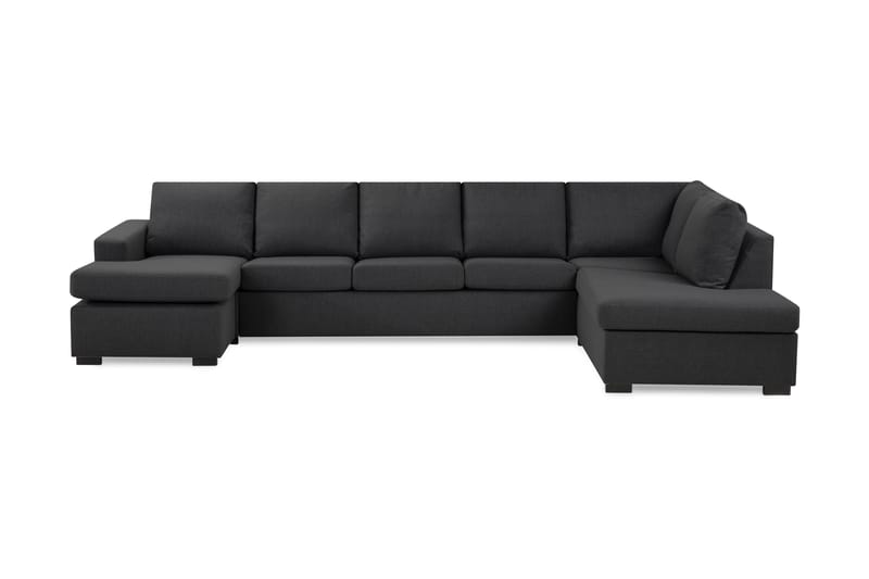 U-soffa Nevada XL Divan Vänster - Mörkgrå - Möbler - Fåtölj & stolar - Pall & puff - Fotpallar