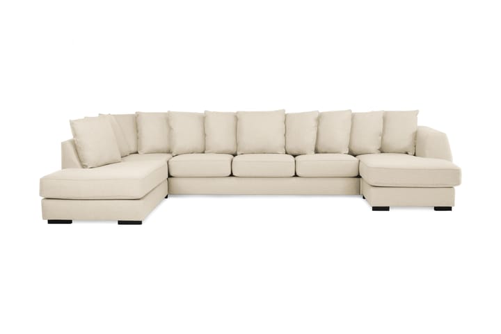 U-soffa Ontario Large med Divan Höger inkl Kuvertkuddar - Beige - Möbler - Soffa - U-soffa