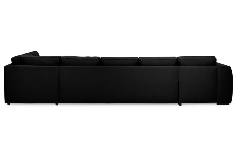 U-soffa Ontario Large med Divan Vänster - Svart - Möbler - Soffa - U-soffa