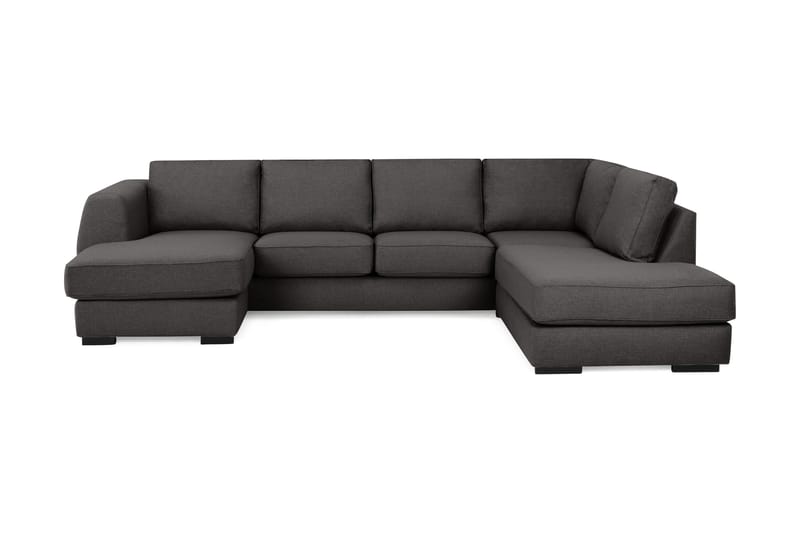U-soffa Ontario med Divan Vänster - Mörkgrå - Möbler - Soffa - Sofftillbehör - Nackstöd soffa