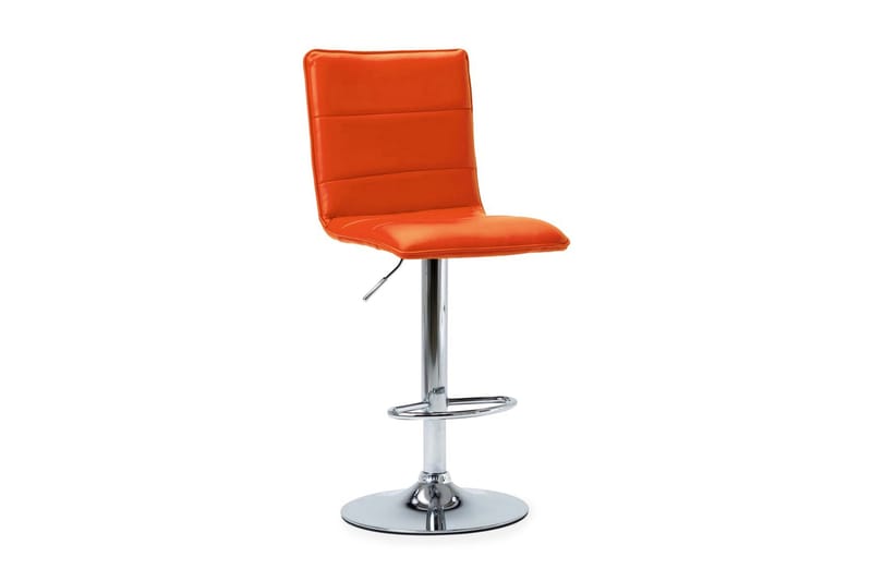 Barstol orange konstläder - Orange - Möbler - Stolar - Barstolar