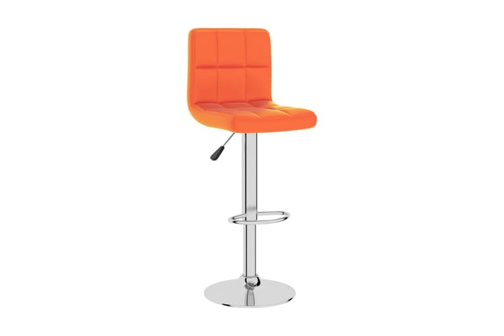 Barstol orange konstläder - Orange - Möbler - Fåtölj & stolar - Barstol & barpall