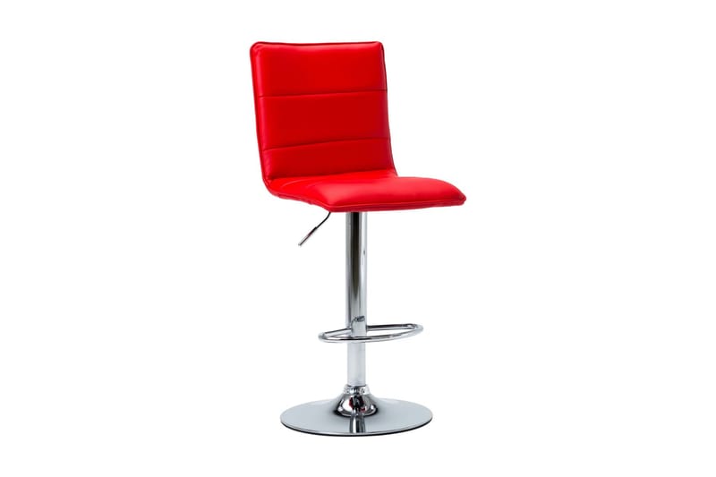 Barstol röd konstläder - Röd - Möbler - Fåtölj & stolar - Barstol & barpall