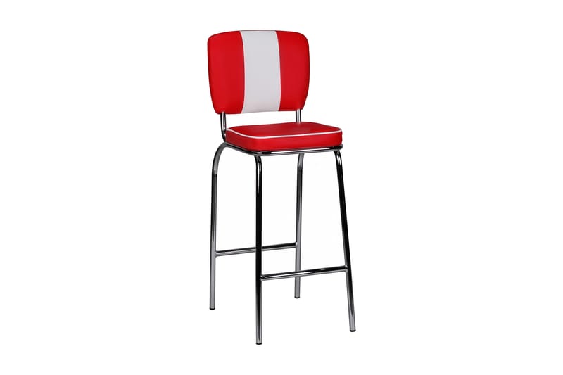 Barstol Voskuhl - Röd - Möbler - Fåtölj & stolar - Barstol & barpall