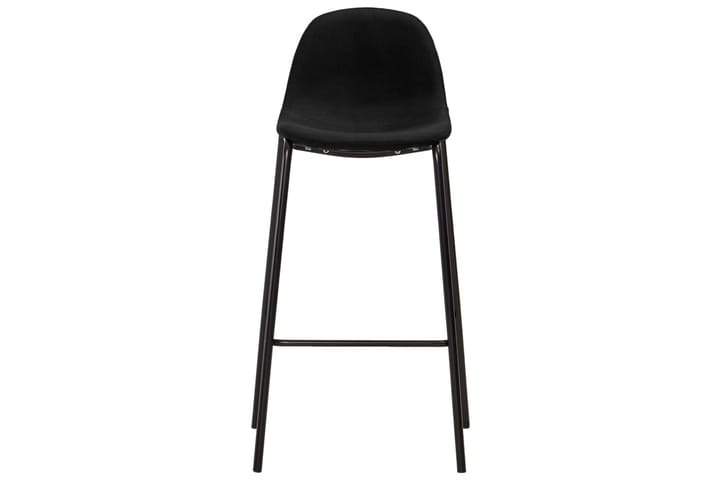 Barstolar 6 st svart tyg - Svart - Möbler - Fåtölj & stolar - Barstol & barpall