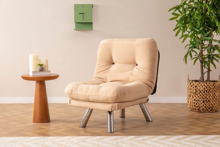 Bäddfåtölj Perc 110x70 cm - Beige - Möbler - Fåtölj & stolar - Fåtölj - Massagestol & massagefåtölj